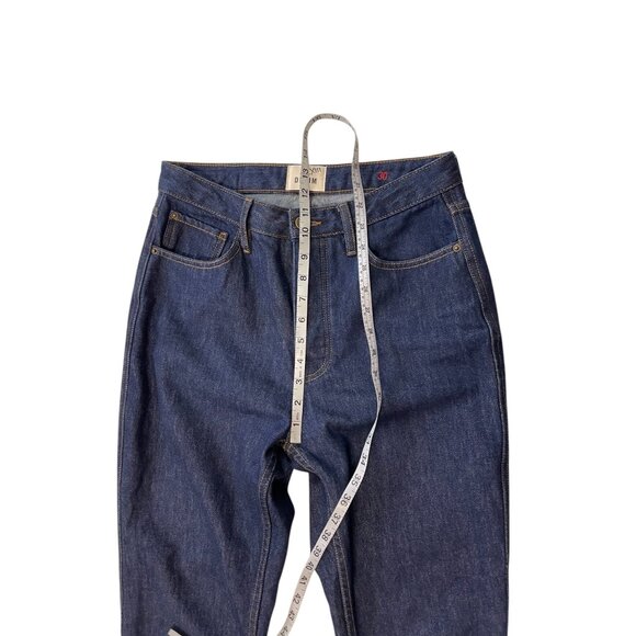 Sézane Womens Brut Sexy Slim-Fit Denim Jeans High-Waisted Size 30 Blue - Picture 15 of 16